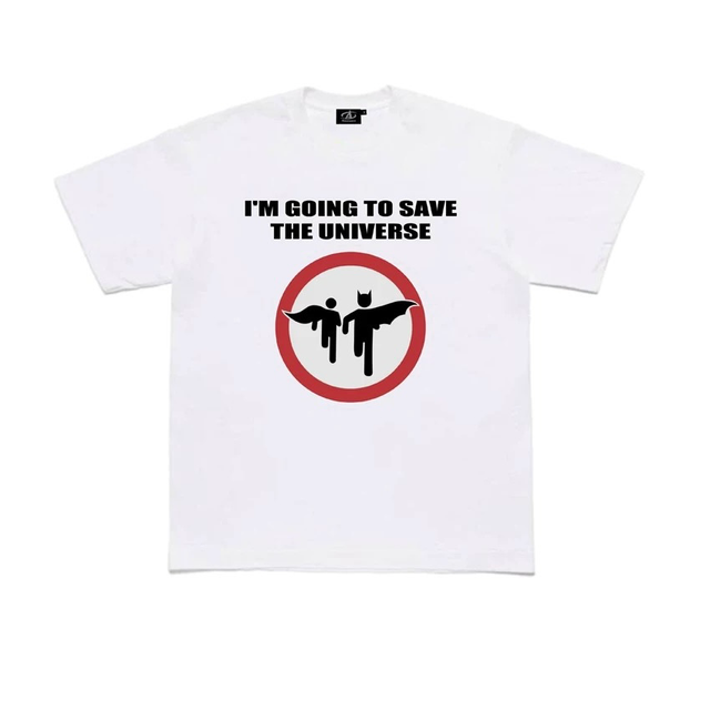 SAVE THE UNIVERSE TEE (WHITE)
